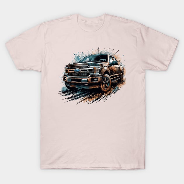 Ford F150 T-Shirt by Vehicles-Art